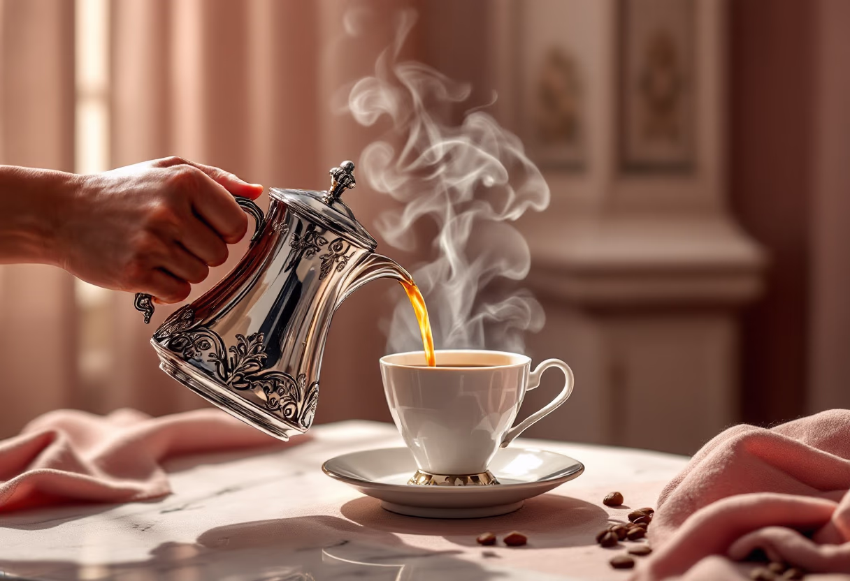 image of coffee being poured